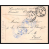 100071 cuirassé condorcet toulon 1916 france naval navale lettre cover