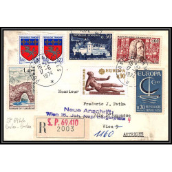 100081 baden baden 1974 SP 69410 WIEN AUTRICHE france naval navale lettre cover