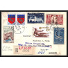 100081 baden baden 1974 SP 69410 WIEN AUTRICHE france naval navale lettre cover