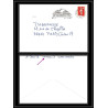100099 bureau frontière Offenbourg jeux olympiques (olympic games) 1992 france naval navale lettre cover