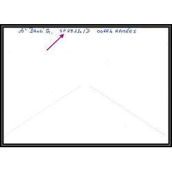 100099 bureau frontière Offenbourg jeux olympiques (olympic games) 1992 france naval navale lettre cover