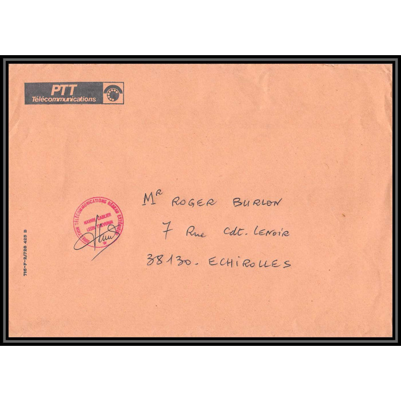 100106 navire cablier leon thevenin france naval navale lettre cover