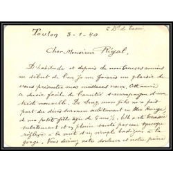 100128 lac toulon marine 11ème groupement dca rigal france naval navale lettre cover