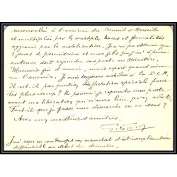 100128 lac toulon marine 11ème groupement dca rigal france naval navale lettre cover