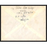 100133 15e régiment de tirailleurs sénégalais collo algérie par avion 1955 besancon france lettre cover