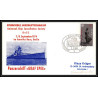 100204 universal ship cancellation society 1974 usa naval navale lettre cover