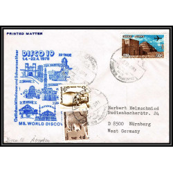 100321 egypte egypt cruise 1978 ms world discoverer disco 19 maritime Schiffspost lettre cover