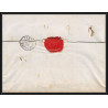 100521 LAC hamburg allemagne germany 1847 pour bordeaux maritime Schiffspost marque postale entrée france lettre