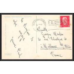 100724 allemagne reich germany deutch amerik seepost europa 1932 maritime Schiffspost carte postcard