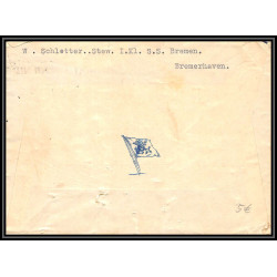 100725 allemagne reich germany deutch amerik seepost bremen 1929 maritime Schiffspost lettre cover