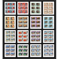 434 Ras Al Khaima MNH ** Mi N° 410 / 425 B osaka expo 70 Exposition universelle feuilles sheets Non dentelé imperf