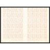90101 Gabon Essai (trial color) Non dentelé ** MNH Imperfmnh N°13 service drapeau (flag) feuille sheet 100 timbres
