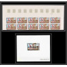 90107 Mauritanie N°89 baalbek (liban) danse dance bloc 10 sheet Non dentelé ** MNH Imperf + épreuve de luxe