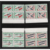90133 Gabon PA N°98/101 armes weapons 1970 Essai (proof) Non dentelé ** MNH Imperf + epreuves bloc 4