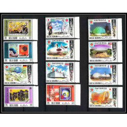 436b Ras Al Khaima MNH ** Mi N° 410 / 425 A osaka expo 70 Exposition universelle Japon japan 