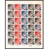 90198 Monaco N°511 PALAIS UNESCO éducation enfant child Essai (proof) Non dentelé ** MNH Imperf feuille complete 