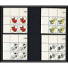437b bhutan (bouthan) MNH ** Yvert N° 101 / 109 Mi 130-138 fleurs flowers 1967 bloc 4