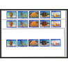 90513a Sénégal N°1234/1238 coquillages Shellfish Shell shells epreuve de luxe collective deluxe proof Non dentelé imperf