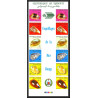 90527a Djibouti N°557/562 coquillages Shellfish Sea Shell shells Non dentelé ** MNH Imperf tirage carton gutter par
