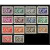 90547f Mauritanie mautitania lot 14 couleurs N°307 upu 1973 Essai color proof Non dentelé imperf ** MNH superbe