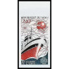 90554d Mali N°481 upu titanic bateau boat 1983 Non dentelé imperf ** MNH satellite telecom luxe