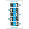 90720 gabon gabonaise N°494 a philexfrance 1982 sculpture pont de lianes bridge feuille sheet Non dentelé imperf * MNH 