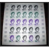 90814 Gabon gabonaise N°229 dominique ingres Tableau Painting Essai proof Non dentelé imperforate ** MNH feuille sheet