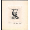 90908a gabon N°231 Flaubert ecrivain writer Essai proof Non dentelé imperf ** MNH bloc 10 daté epreuve ariste de luxe