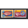 91001 Wallis et Futuna 2 valeurs dont PA N°27 oms Non dentelé imperf ** MNH World Health Organization who