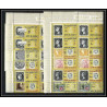 442g Umm al Qiwain MNH ** Mi N° 55/64 A bloc 4 caire cairo Egypte Egypt 1966 stamps on stamps 1 penny black