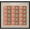 443 Umm al Qiwain MNH ** Mi N° 55/64 B cairo Egypte Egypt 1966 exhibition Non dentelé imperf feuille sheet 1 penny black