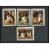 91720 Niger PA N°176/179 unesco 1972 Venise (Venice) Tableau (Painting) il ridotto Non dentelé ** MNH Imperf
