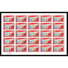 91745 Niger N°131 132 onu united nations uno colombe pigeon dove Non dentelé imperf ** MNH feuille sheet