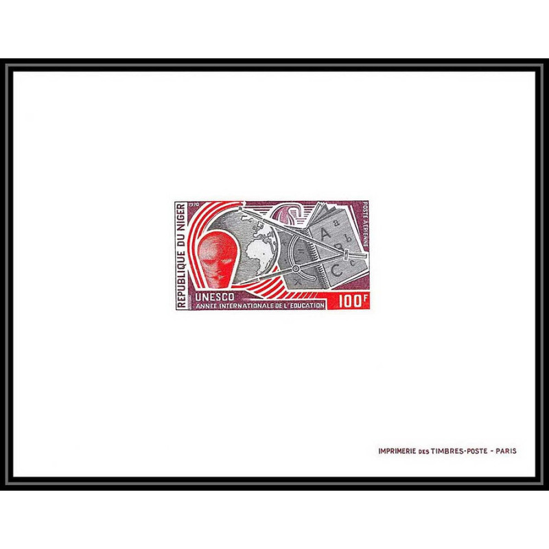 91746c Niger PA N°120 unseco Année de l´Education enfant épreuve de luxe deluxe proof