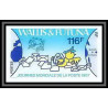 91759c Wallis et Futuna N°368 upu journée de la poste post 1987 Non dentelé imperf ** MNH 