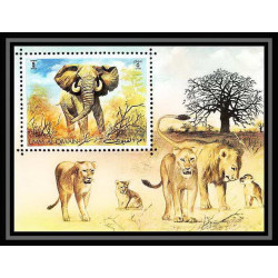 446 Umm al Qiwain MNH ** Bloc N° 34 B éléphant 
