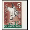 91812a sénégal N°309 martin-pêcheur (kingfisher) oiseaux bird oiseau Non dentelé imperf ** MNH