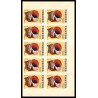91821 Viet Nam (Vietnam) du nord N°668/671 mi 610/613 coquillages shells shell 1970 Non dentelé imperf bloc 10