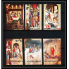 450a Umm al Qiwain MNH ** Mi N° 515 / 520 B Tableau tableaux easter paintings christ by memling Non dentelé imperf