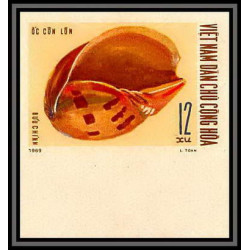 91821d Viet Nam (Vietnam) du nord N°668/671 mi 610/613 coquillages shells shell 1970 Non dentelé imperf 