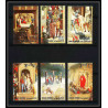 451a Umm al Qiwain MNH ** Mi N° 515 / 520 A ( Tableau tableaux easter paintings painting ) christ by memling flemish
