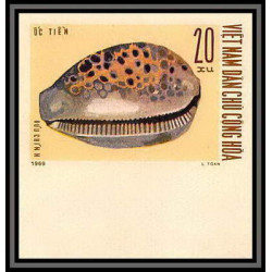 91821d Viet Nam (Vietnam) du nord N°668/671 mi 610/613 coquillages shells shell 1970 Non dentelé imperf 