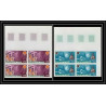 91838a Niger PA N°135/136 exposition universelle osaka 1970 japan Universal Exhibition Non dentelé imperf ** MNH BLOC 4
