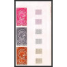 91983 Polynesie N°37 huitre oyster coquillage shell Essai proof Non dentelé imperf ** MNH fdc épreuve de luxe proof 