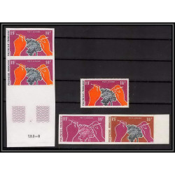 91986 Polynesie N°37 huitre oyster coquillage shell Essai proof Non dentelé imperf ** MNH fdc épreuve de luxe proof 