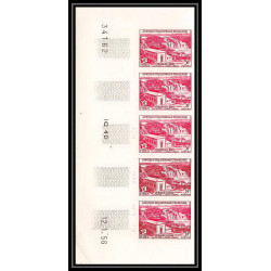 92029 Afrique Equatoriale Francaise AEF N°232 chutes d'eau et usine de boali oubangui chari 1956 Essai proof Non dentelé