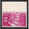 92041 Haute-Volta N*196 Organisation Internationale du Travail OIT ITU 1969 Essai proof Non dentelé imperf ** MNH