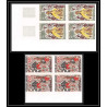 92128 Gabon (gabonaise) N°183/184 danses locales dance bloc 4 Non dentelé imperf ** MNH