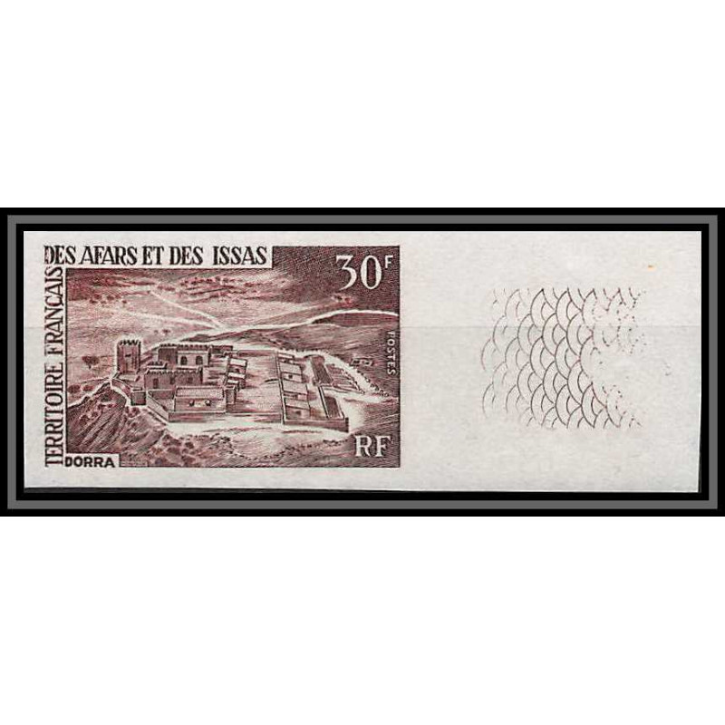 92339a Afars et Issas N°339 dorra postes administratifs Essai proof Non dentelé imperf ** MNH 