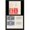 92518b Tunisie N°441/42 Congrès des Syndicats UGTT travail labor Libres paires Essai proof Non dentelé imperf ** MNH